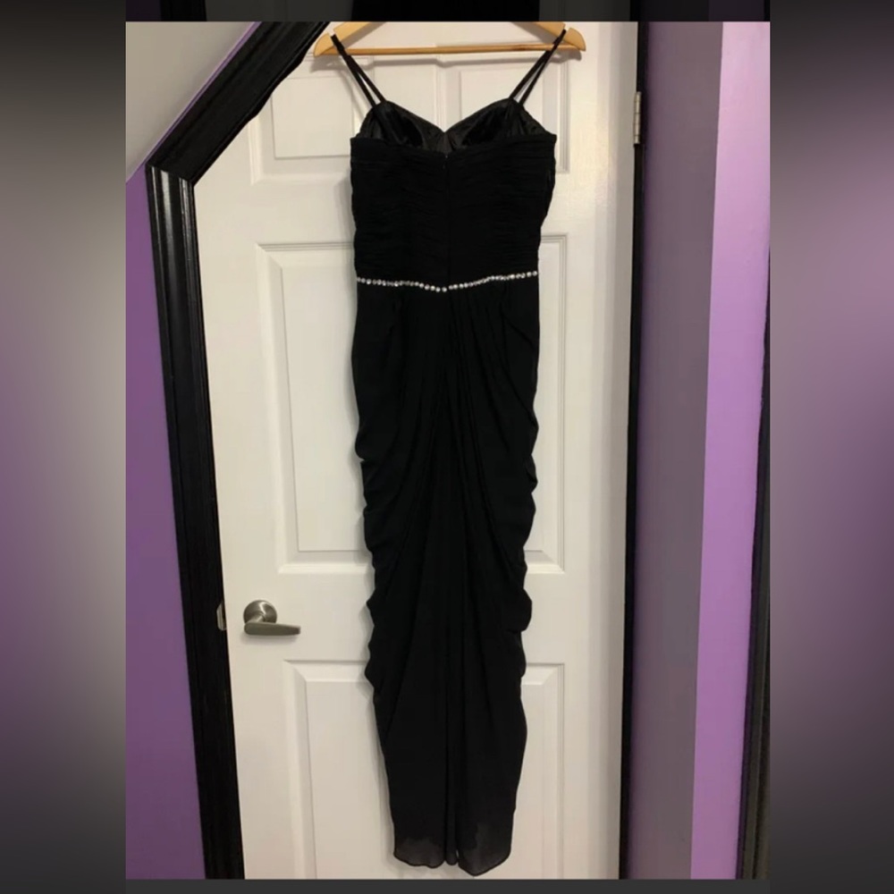 Black gowned